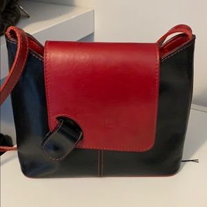 Leather cross body
